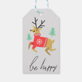 幸せなトナカイ ギフトタグ (裏面)