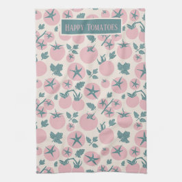 幸せなトマト キッチンタオル
