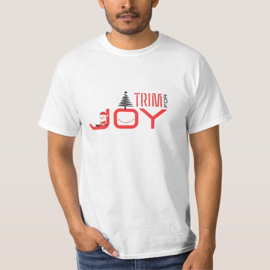 幸せなトリミング Tシャツ (正面)