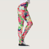 幸せなドットとよくはしゃぐシェイプ レギンス (右)