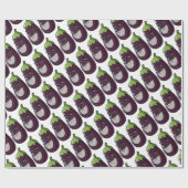 幸せなナス ラッピングペーパー (フラット)