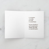 幸せなナースの日さまざまなナース カード (内部)