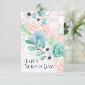 幸せなナースの日！ハニカム多肉株 カード (スタンド正面)