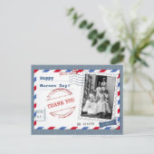 幸せなナースの日。ヴィンテージデザインはがき ポストカード (スタンド正面)