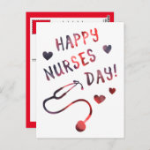 幸せなナースの日《写真》ぼけ味 ポストカード (正面/裏面)