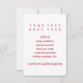 幸せなナースの日 招待状 (裏面)