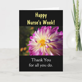 幸せなナースの週の挨拶状はナース感謝していしています サンキューカード