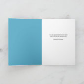 幸せなナース図解入りの、写真付きのデイワクチンとハート シーズンカード (内部)