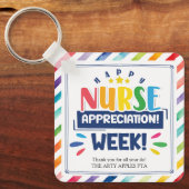 幸せなナース感謝週間 キーホルダー (正面)