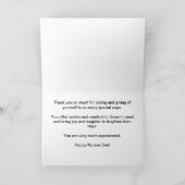 幸せなナース日のカスタマイズ カード (内部)