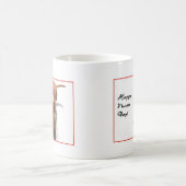 幸せなナース日のダックスフントのマグ コーヒーマグカップ (中央)