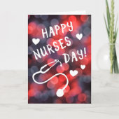幸せなナース日 カード (正面)