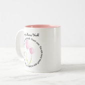 幸せなナース週のギフト ツートーンマグカップ (正面左)