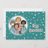 幸せなナース週間。ナースカードのグループ 招待状 (正面)