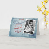 幸せなナース週間。ヴィンテージカスタム写真 カード (黄色い花)