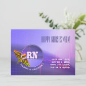 幸せなナース週間。医用カドゥセウス カード (スタンド正面)