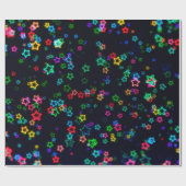 幸せなネオン星 ラッピングペーパー (フラット)