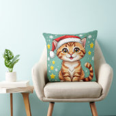 🎅幸せなネコのクリスマスシーン🐾 クッション (椅子)