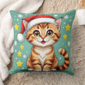 🎅幸せなネコのクリスマスシーン🐾 クッション (ブランケット)