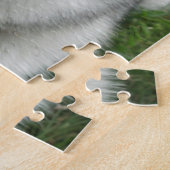 幸せなハスキー ジグソーパズル (側面)