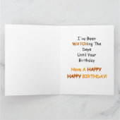 幸せなハッピーバースデーを！バースデー カード (内部)