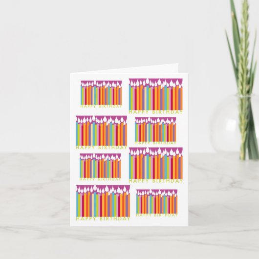 幸せなハッピーバースデー カード (正面)
