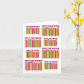 幸せなハッピーバースデー カード (黄色い花)