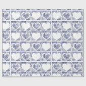 幸せなハヌカーのクリスマスのプレゼントの包装紙 ラッピングペーパー (フラット)