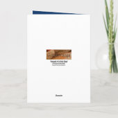 幸せなハヌカーの挨拶状 シーズンカード (裏面)