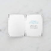 幸せなハヌカーの木の挨拶状の休日2010年 シーズンカード (内部)