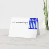 幸せなハヌカー! ギフトカード シーズンカード (裏面)