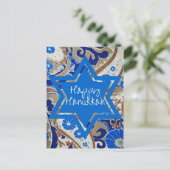 幸せなハヌカー シーズンポストカード (スタンド正面)