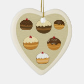 幸せなハヌカー セラミックオーナメント (右)