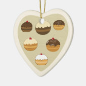 幸せなハヌカー セラミックオーナメント (左)