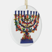 幸せなハヌカー セラミックオーナメント (右)