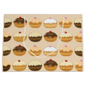 幸せなハヌカー ラージペーパーバッグ (正面)