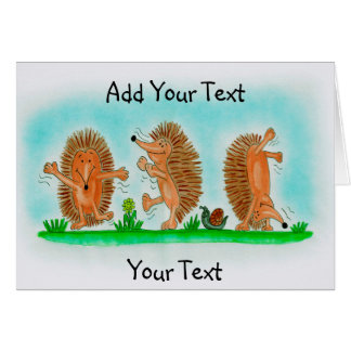 幸せなハリネズミの引くこと