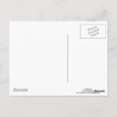 幸せなハロウィン!-こうもり、ムーン、カボチャ ポストカード (裏面)