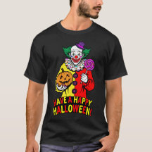 幸せなハロウィーン フレンドリークラウン デザイン