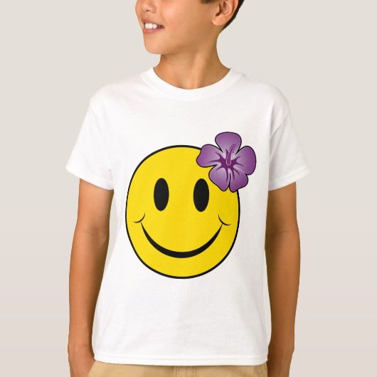 幸せなハワイアン Tシャツ (正面)