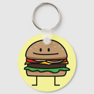 幸せなハンバーガー キーホルダー