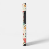 幸せなハートお洒落- Valentine's Day Pattern iPhoneケース (左側面)