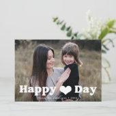 幸せなハートの日フォトバレンタインデー シーズンカード (スタンド正面)