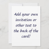 幸せなハートカスタム招待状または招待状 招待状 (裏面)