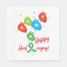 幸せなハート数珠バルーン