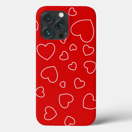 幸せなハート3 – 赤のCase-Mate iPhoneケース Case-Mate iPhoneケース (裏面)