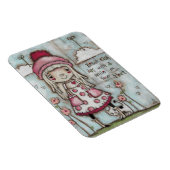 幸せなハート – マグネット3x4" マグネット (右側)