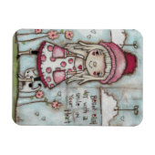 幸せなハート – マグネット3x4" マグネット (横)