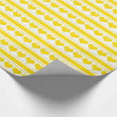 幸せなハート ラッピングペーパー (角)