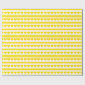 幸せなハート ラッピングペーパー (フラット)